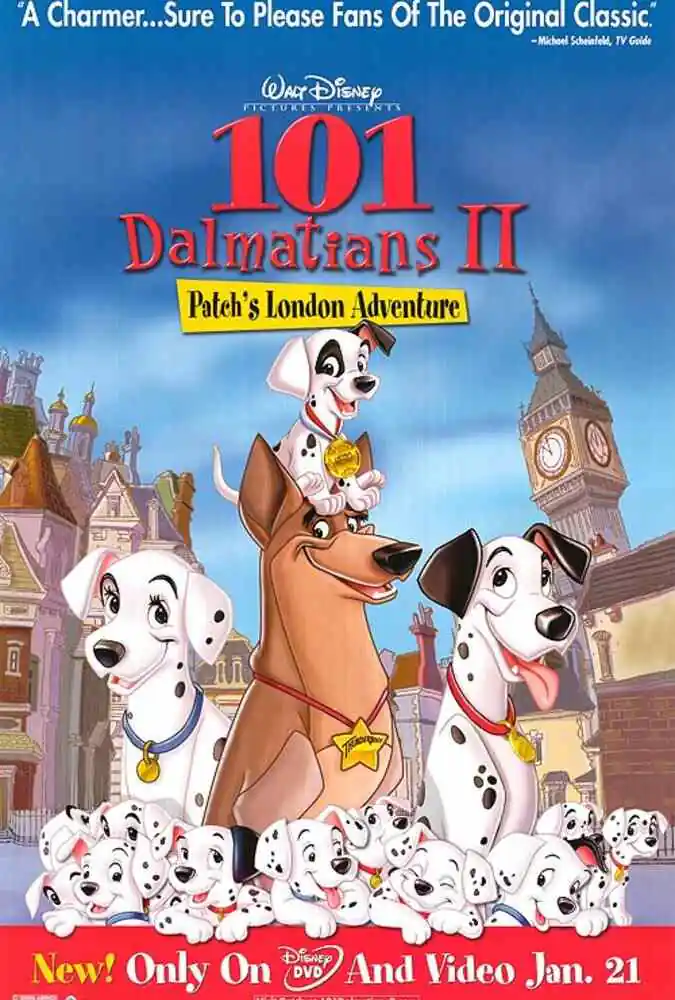 Dalmatians II Patch&aposs London Adventure 101 2002 ۱۰۱ سگ خالدار ۲: ماجراجویی پچ در لندن