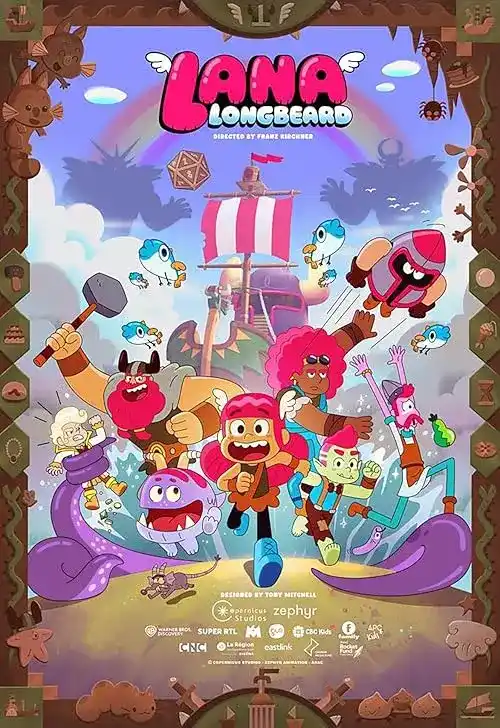 انیمیشن لانا دختر دریانورد 2024 Lana Longbeard